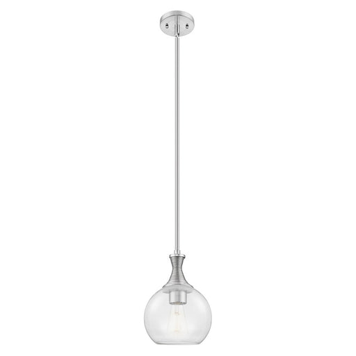 Innovations Astor 8" Stem Mini Pendant, Satin Nickel/Clear - 415-1S-SN-G122-8