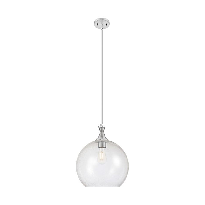 Innovations Astor 1Lt 14" Stem Pendant, Satin Nickel/Seedy - 415-1S-SN-G124-14