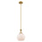Innovations Astor 1Lt 8" Stem Mini Pendant, BB/BRWH - 415-1SR-BB-G121-8