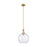 Innovations Astor 1Lt 12" Stem Mini Pendant, BB/BRSD - 415-1SR-BB-G124-12