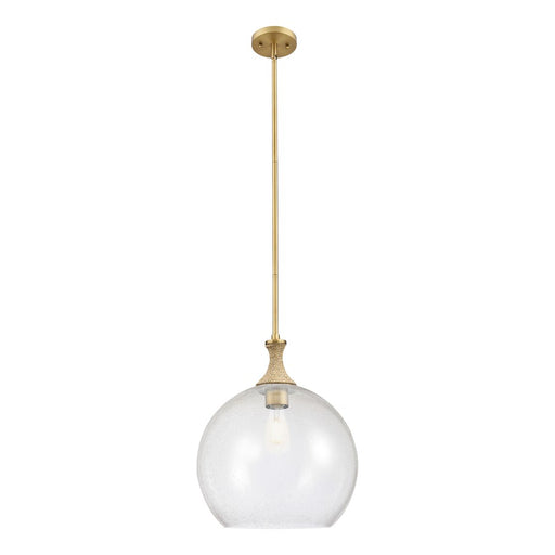 Innovations Astor 1Lt 14" Stem Pendant, BB/BRSD - 415-1SR-BB-G124-14