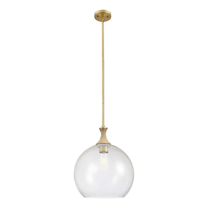 Innovations Astor 1Lt 14" Stem Pendant, BB/BRSD - 415-1SR-BB-G124-14