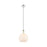 Innovations Astor 1Lt 10" Stem Mini Pendant, PN/WH - 415-1SR-PN-G121-10