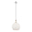 Innovations Astor 1Lt 12" Stem Mini Pendant, PN/WH - 415-1SR-PN-G121-12
