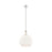 Innovations Astor 1Lt 14" Stem Pendant, PN/WH - 415-1SR-PN-G121-14
