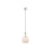 Innovations Astor 1Lt 8" Stem Mini Pendant, PN/WH - 415-1SR-PN-G121-8