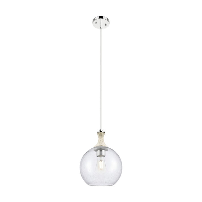Innovations Astor 1Lt 10" Stem Mini Pendant, PN/WhiteSD - 415-1SR-PN-G124-10