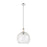 Innovations Astor 1Lt 14" Stem Pendant, PN/WhiteSD - 415-1SR-PN-G124-14