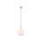 Innovations Astor 1Lt 10" Stem Mini Pendant, SN/WH - 415-1SR-SN-G121-10