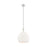 Innovations Astor 1Lt 14" Stem Pendant, SN/WH - 415-1SR-SN-G121-14