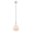 Innovations Astor 1Lt 8" Stem Mini Pendant, SN/WH - 415-1SR-SN-G121-8