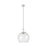 Innovations Astor 1Lt 14" Stem Pendant, SN/WhiteSD - 415-1SR-SN-G124-14