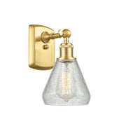Innovations 1W 419-1W-SN-CL Juneau Bath, S nickel/Clear Rippled