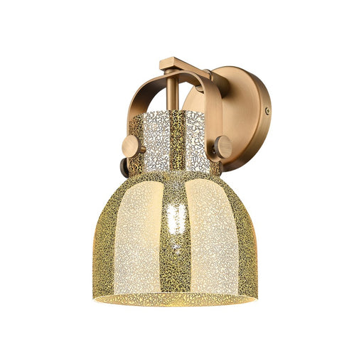 Innovations Pilaster II Bell 1Lt 7" Sconce, BB/MC - 423-1W-BB-G412-6ME