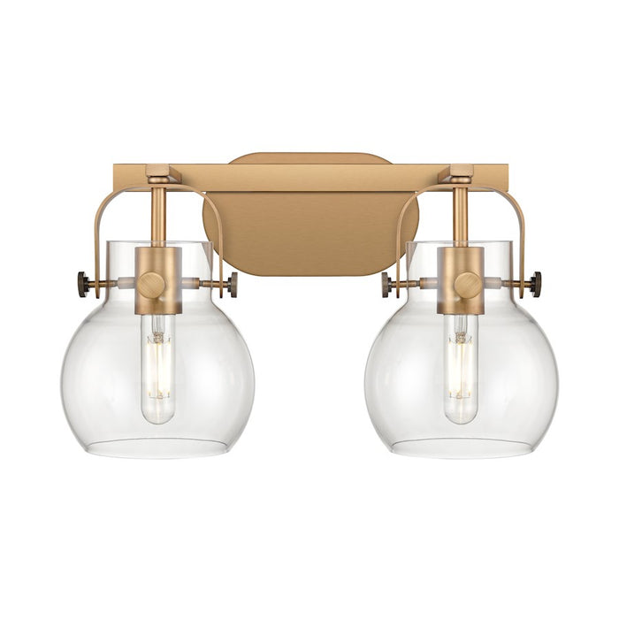 Innovations Lighting Pilaster II Sphere 2-Lt 6" Bath Vanity Light