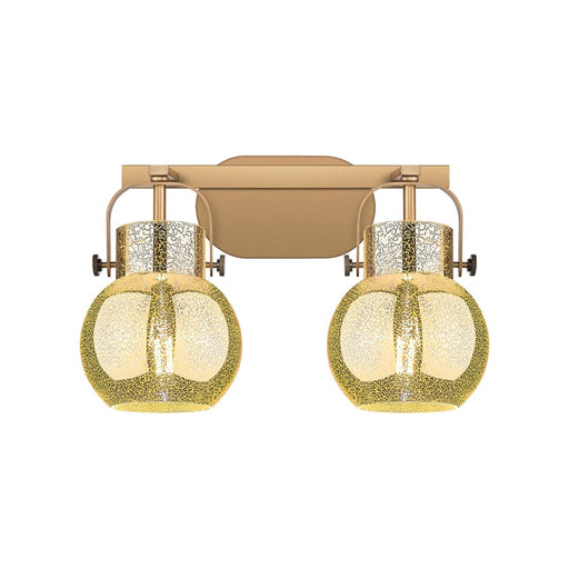 Innovations Pilaster II Sphere 2Lt 17" Bath, BB/MC - 423-2W-BB-G410-6ME