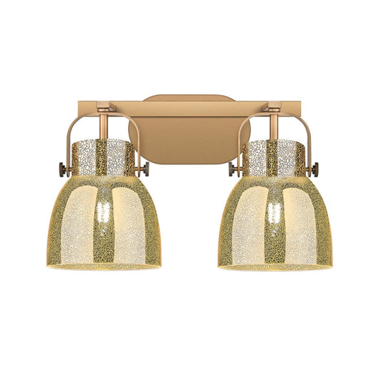 Innovations Pilaster II Bell 2Lt 17" Bath, BB/MC - 423-2W-BB-G412-6ME