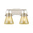 Innovations Pilaster II Cone 2Lt 17" Bath, SN/MC - 423-2W-SN-G411-6ME