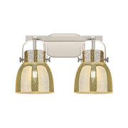 Innovations Pilaster II Bell 2Lt 17" Bath, SN/MC - 423-2W-SN-G412-6ME