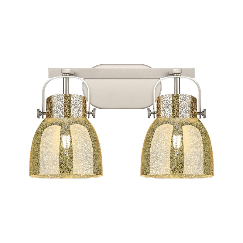 Innovations Pilaster II Bell 2Lt 17" Bath, SN/MC - 423-2W-SN-G412-6ME