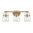 Innovations Lighting Pilaster II Sphere 3-Lt 6" Bath Vanity Light