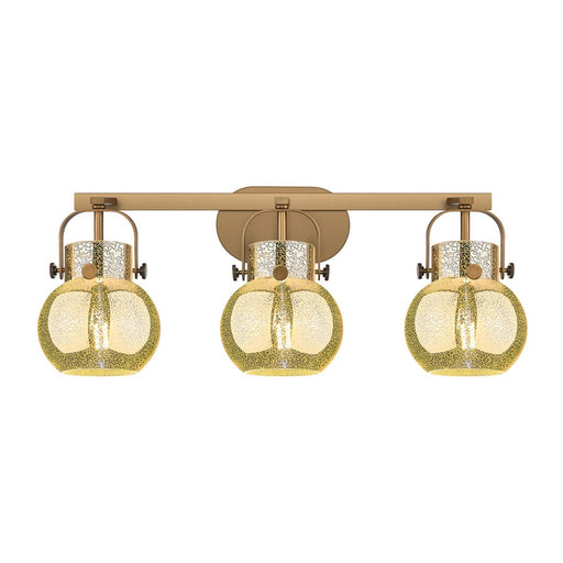 Innovations Pilaster II Sphere 3Lt 27" Bath, BB/MC - 423-3W-BB-G410-6ME