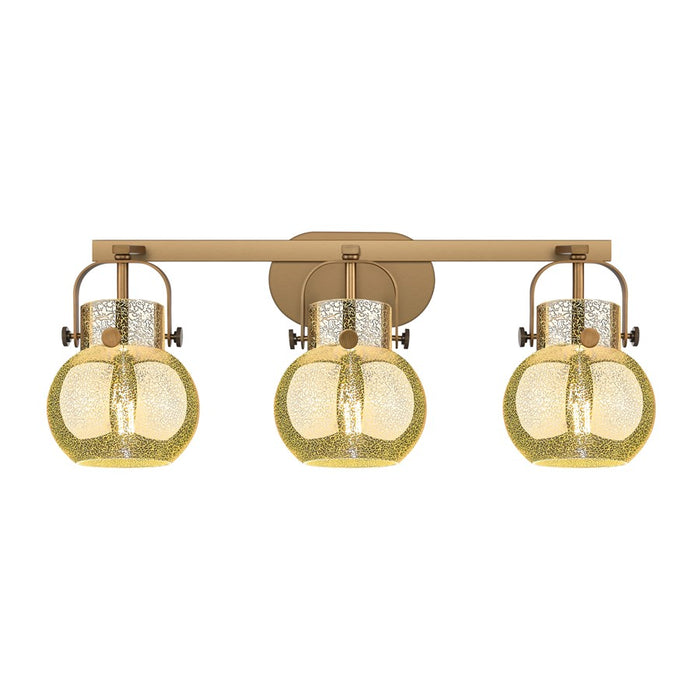 Innovations Pilaster II Sphere 3Lt 27" Bath, BB/MC - 423-3W-BB-G410-6ME