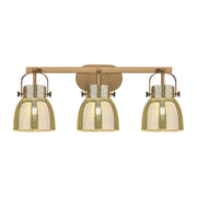 Innovations Pilaster II Bell 3Lt 27" Bath, BB/MC - 423-3W-BB-G412-6ME