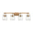 Innovations Lighting Pilaster II Sphere 4-Lt 6" Bath Vanity Light