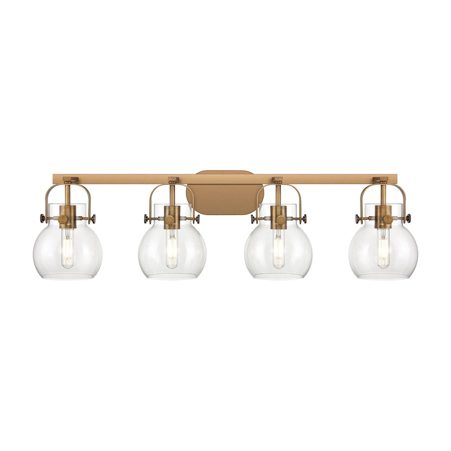 Innovations Lighting Pilaster II Sphere 4-Lt 6" Bath Vanity Light