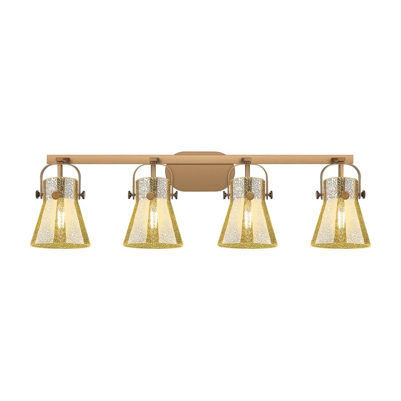 Innovations Pilaster II Cone 4Lt 37" Bath, BB/MC - 423-4W-BB-G411-6ME