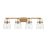 Innovations Lighting Pilaster II Bell 4-Lt 6" Bath Vanity Light