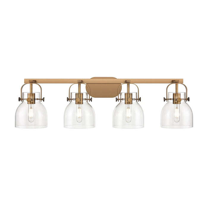 Innovations Lighting Pilaster II Bell 4-Lt 6" Bath Vanity Light