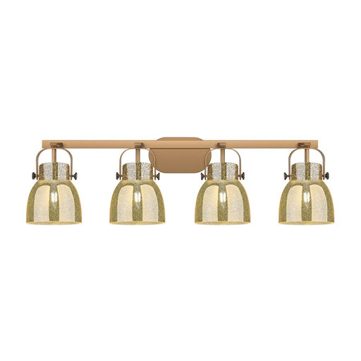 Innovations Pilaster II Bell 4Lt 37" Bath, BB/MC - 423-4W-BB-G412-6ME