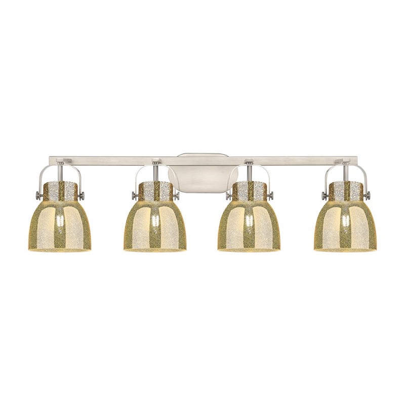 Innovations Pilaster II Bell 4Lt 37" Bath, SN/MC - 423-4W-SN-G412-6ME