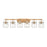 Innovations Lighting Pilaster II Sphere 6-Lt 6" Bath Vanity Light