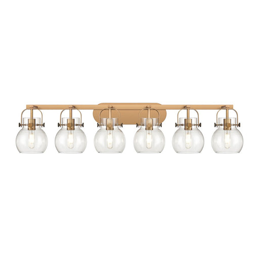 Innovations Lighting Pilaster II Sphere 6-Lt 6" Bath Vanity Light