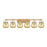 Innovations Pilaster II Sphere 6Lt 46" Bath, BB/MC - 423-6W-BB-G410-6ME