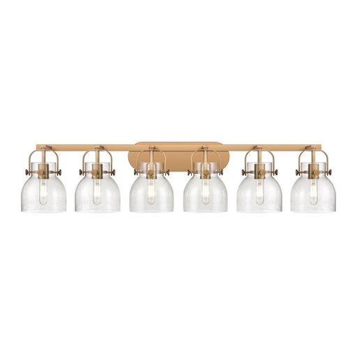 Innovations Lighting Pilaster II Bell 6-Lt 6" Bath Vanity Light