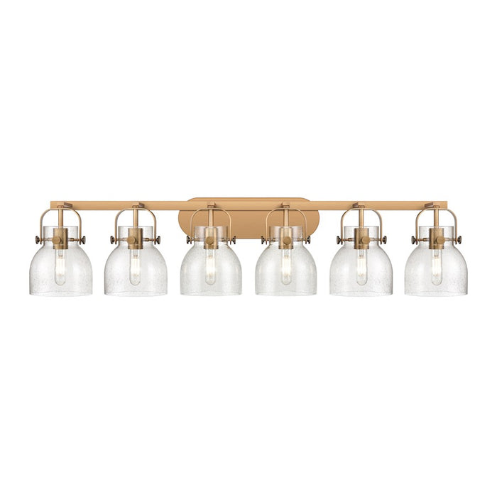 Innovations Lighting Pilaster II Bell 6-Lt 6" Bath Vanity Light