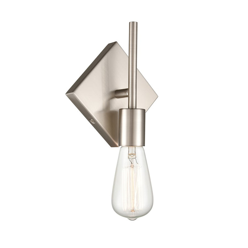 Innovations Mia 1 Light ST64 LED Sconce, Satin Nickel