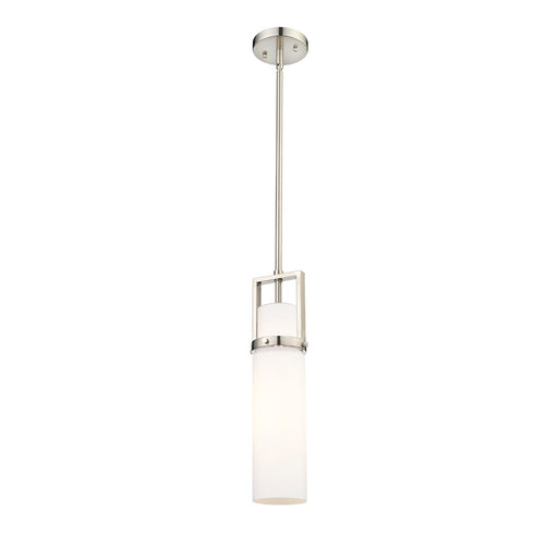 Innovations Utopia 1 Lt 15" Stem Pendant, SN/White