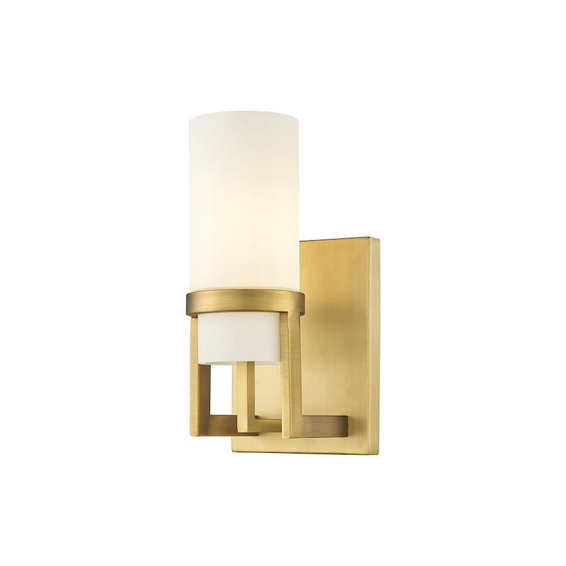 Innovations Utopia 1 Lt 8" Wall Sconce, BB/White