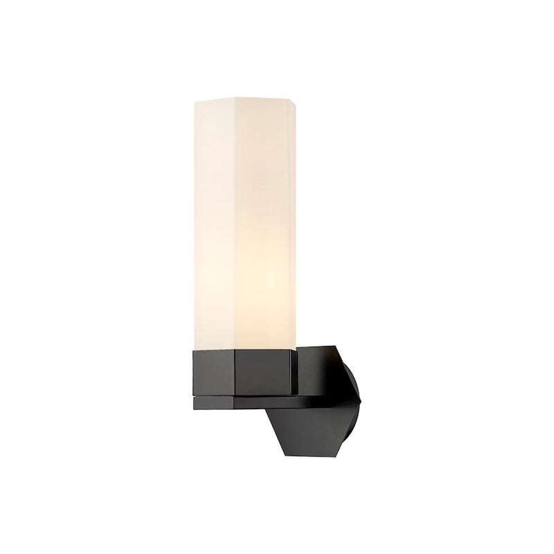 Innovations Claverack 1 Lt 14" Wall Sconce, Black/White