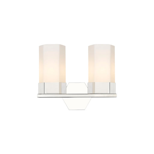 Innovations Claverack 2 Lt 9" Wall Bath, PN/White