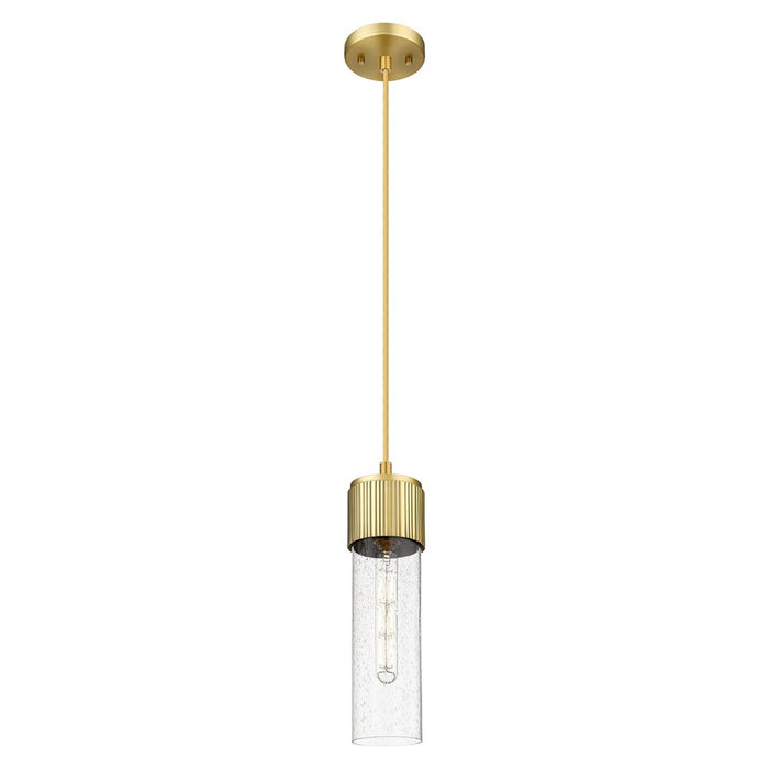 Innovations Bolivar 5" Cord Pendant/12" BB/Seedy - 428-1P-BB-G428-12SDY