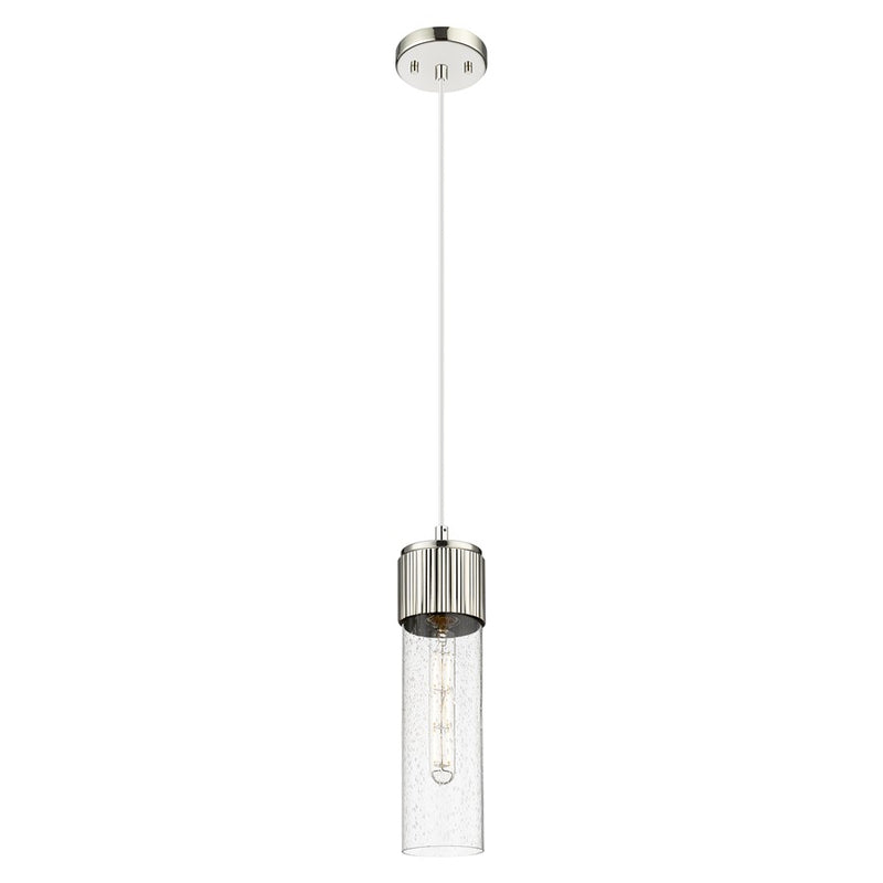 Innovations Bolivar 5" Cord Pendant/12" PN/Seedy - 428-1P-PN-G428-12SDY
