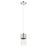 Innovations Bolivar 5" Cord Pendant/7" PN/Seedy - 428-1P-PN-G428-7SDY