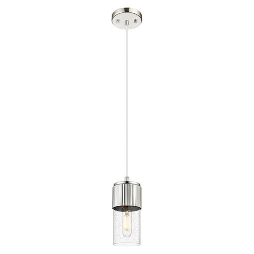 Innovations Bolivar 5" Cord Pendant/7" PN/Seedy - 428-1P-PN-G428-7SDY
