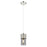 Innovations Bolivar 5" Cord Pendant/7" PN/Smoke - 428-1P-PN-G428-7SM